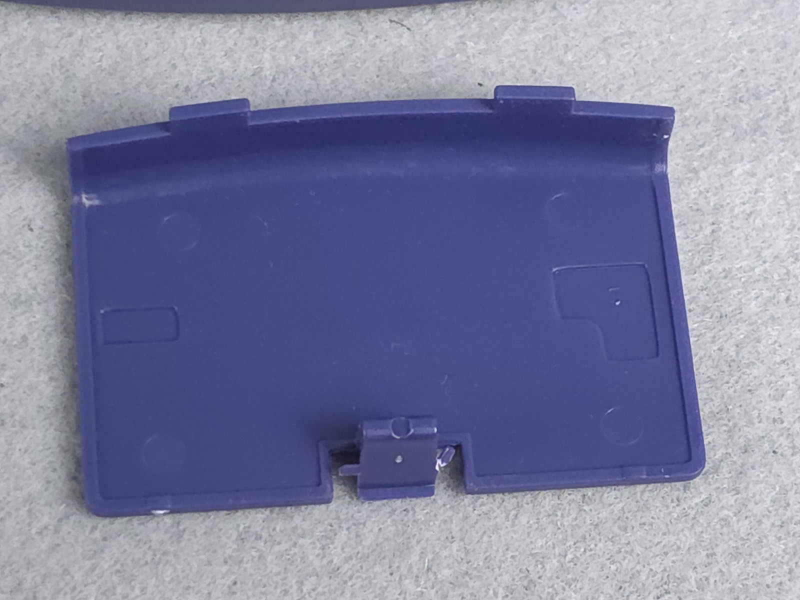 Nintendo Game Boy Advance Handheld System Indigo Purple Tested & Works!