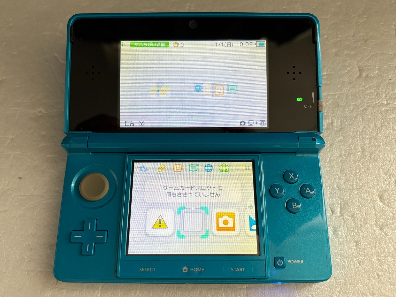 Nintendo 3DS Light Blue Console Japanese Used from Japan