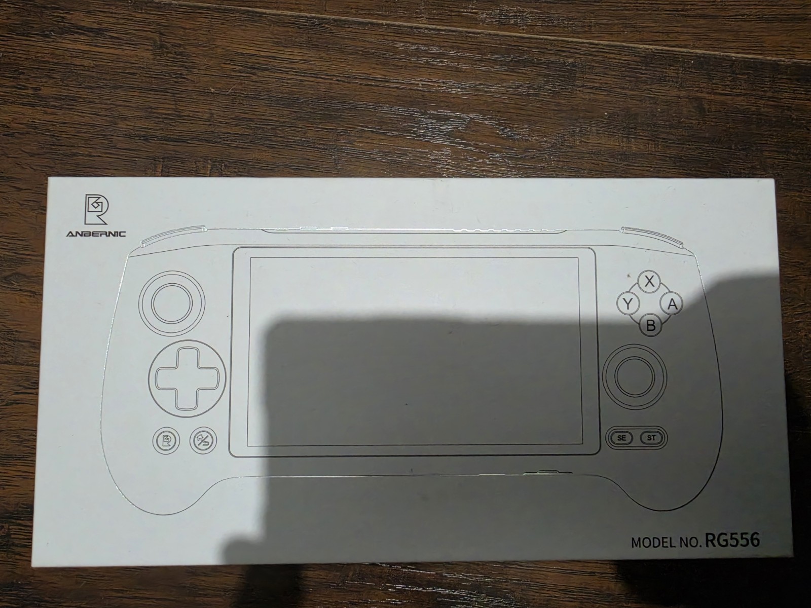 Anbernic RG556 Handheld Game Console Transparent Blue + 256 Gb SD Card