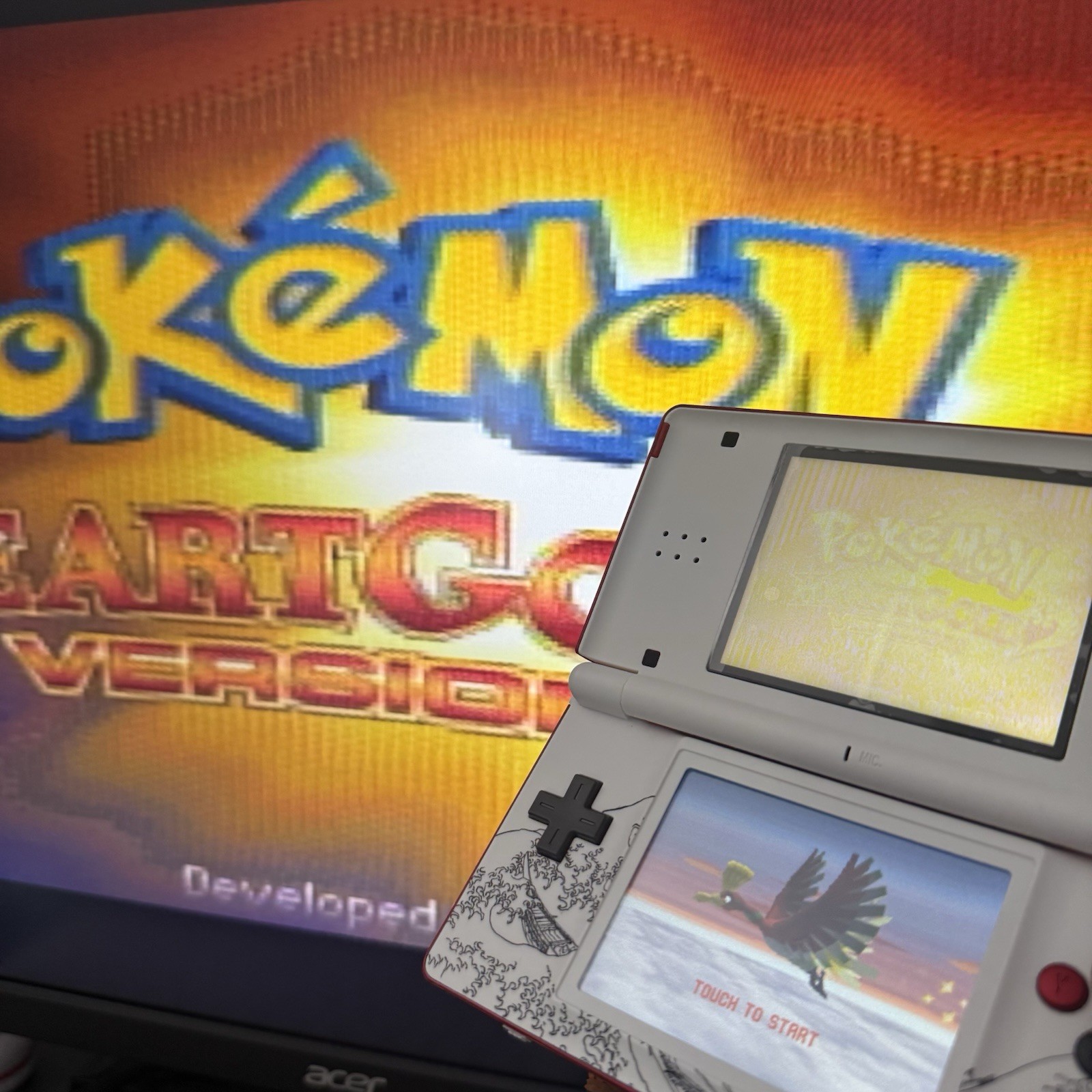 Custom DS Lite TV Out Bluetooth Audio DUAL IPS Controller Mod (READ DESC)