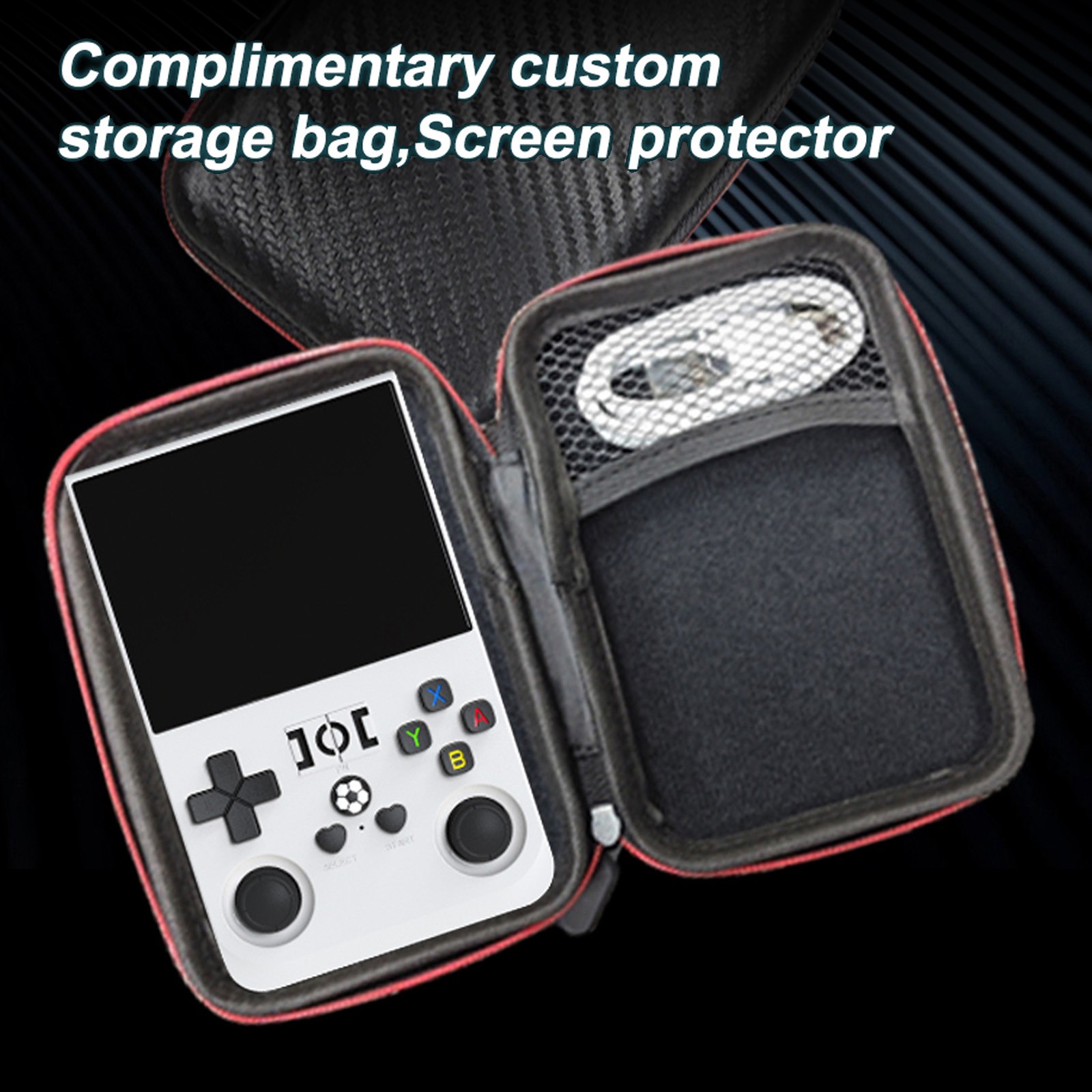 Handheld Game Console Open Source Dual System 3.5in IPS Display Over 18000 GLAB