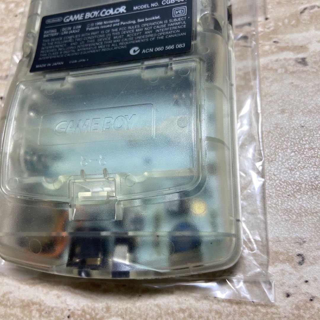 Nintendo Game Boy Color Clear Complete in Box Near Mint Tested 7239