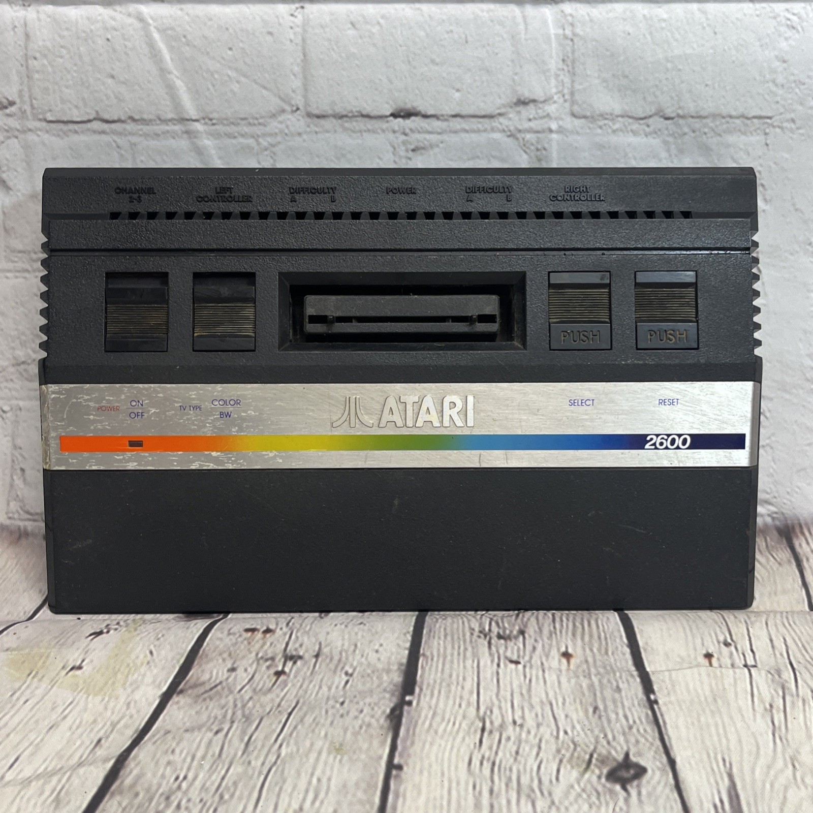 Atari 2600 Jr. Game Console *NO CORDS, GAMES OR CONTROLLERS – TESTED*