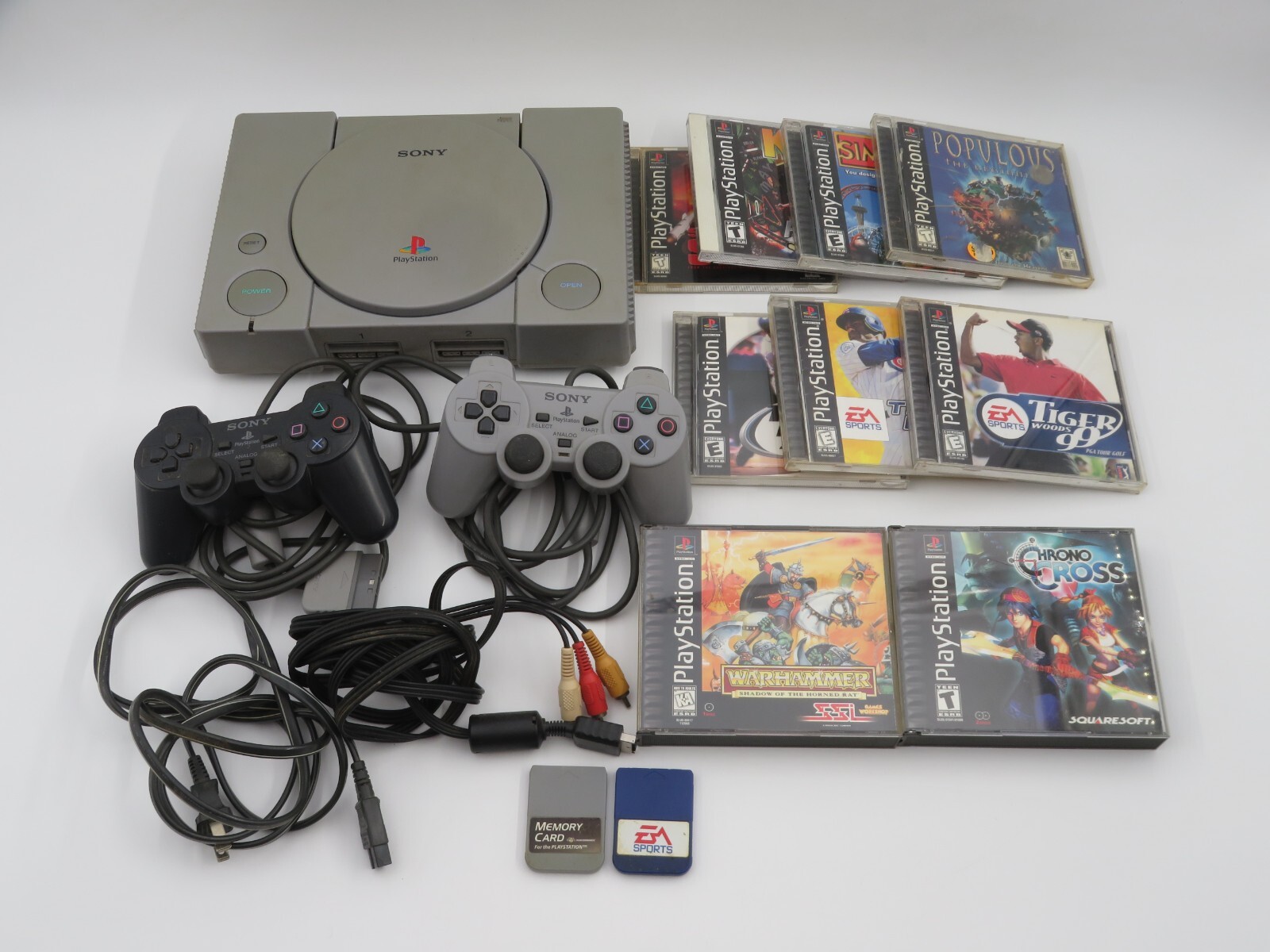 PLAYSTATION Console, Accessories & Video Game Lot – Sony (1990s-2000s) PS1