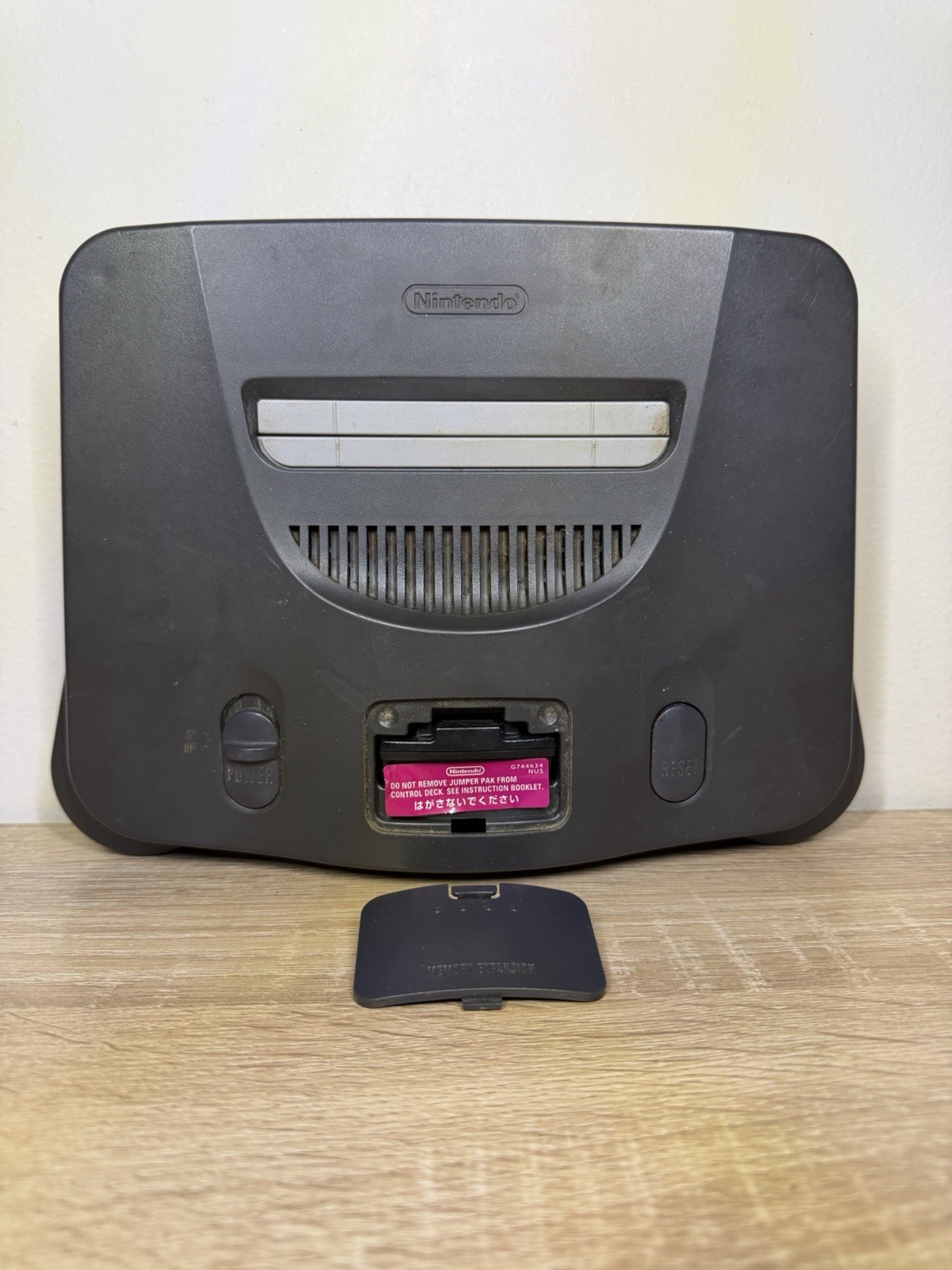 Nintendo 64 N64 Console Only Black Tested And Working SHELL DAMAGE