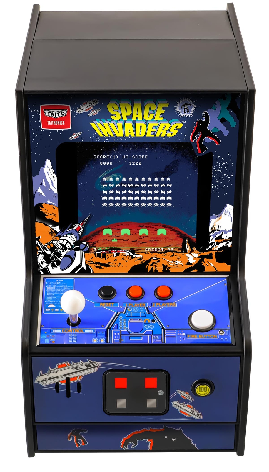 My Arcade Space Invaders Collectible Retro Arcade Machine Micro Player