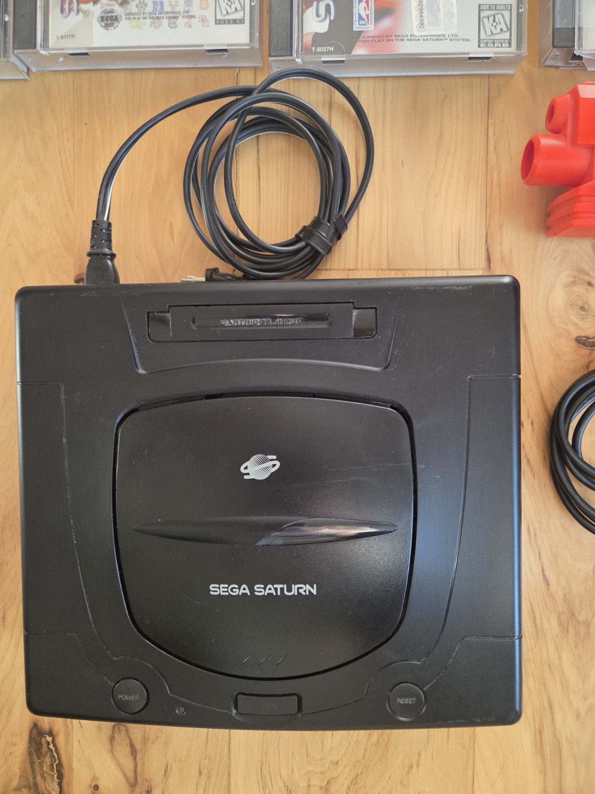 SEGA Saturn Home Console LOT with 18 Games 2 Controllers & MORE!!!