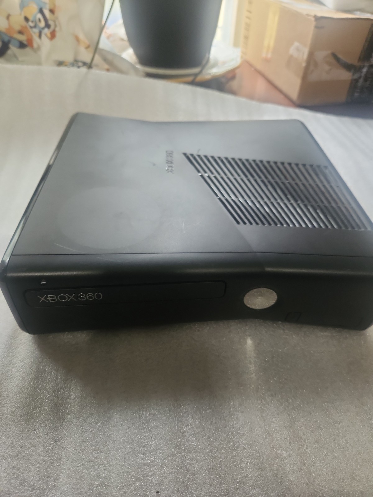 Microsoft Xbox 360 S Slim Console Matte Black Model 1438 Console Only