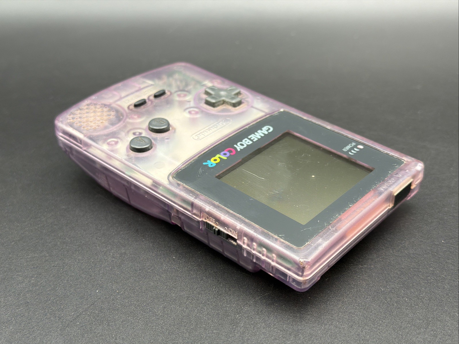 Nintendo Game Boy Color Atomic Purple Handheld System CGB-001 Retro Console