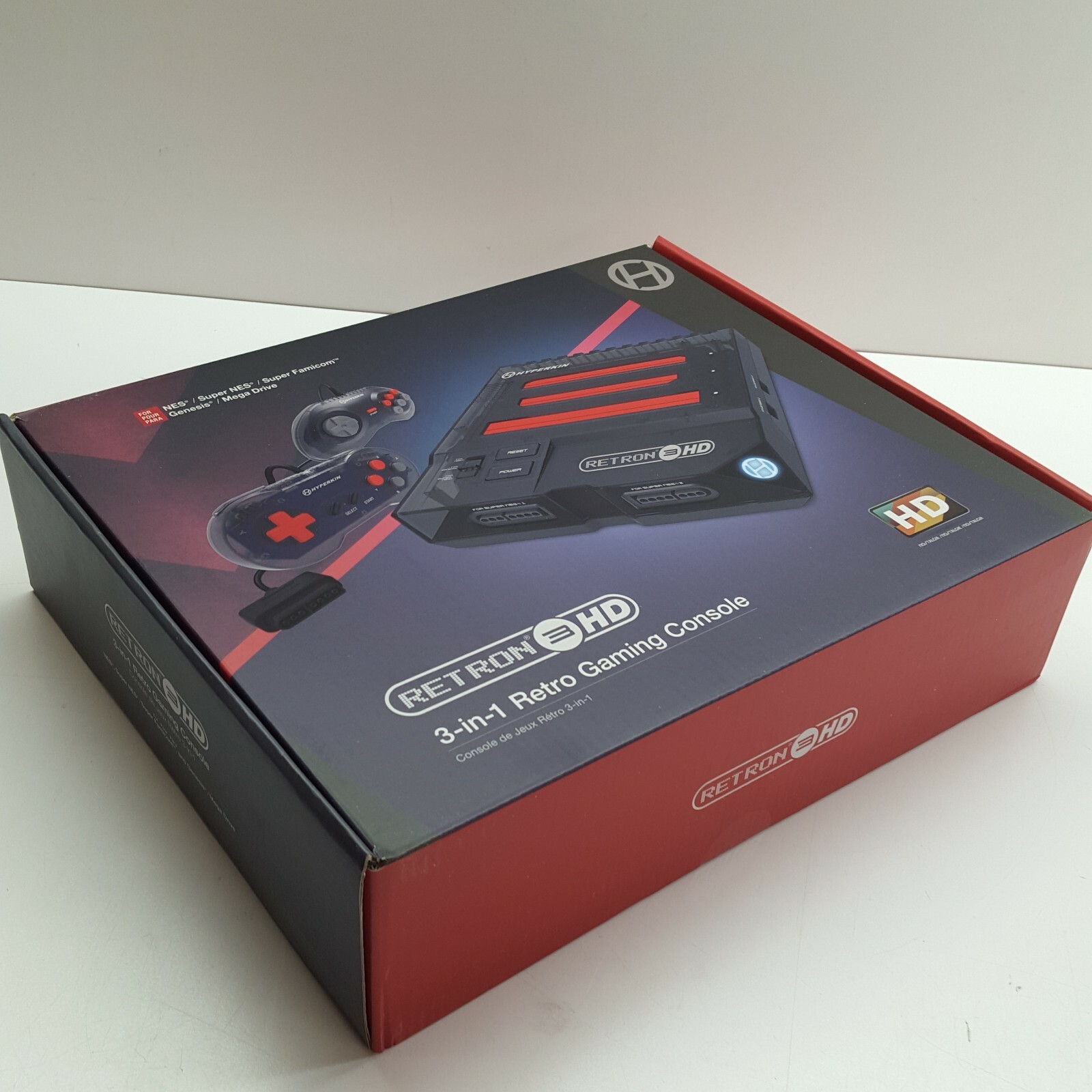 Hyperkin RetroN 3 HD Console for NES SNES Super Famicom Genesis Black (V105)
