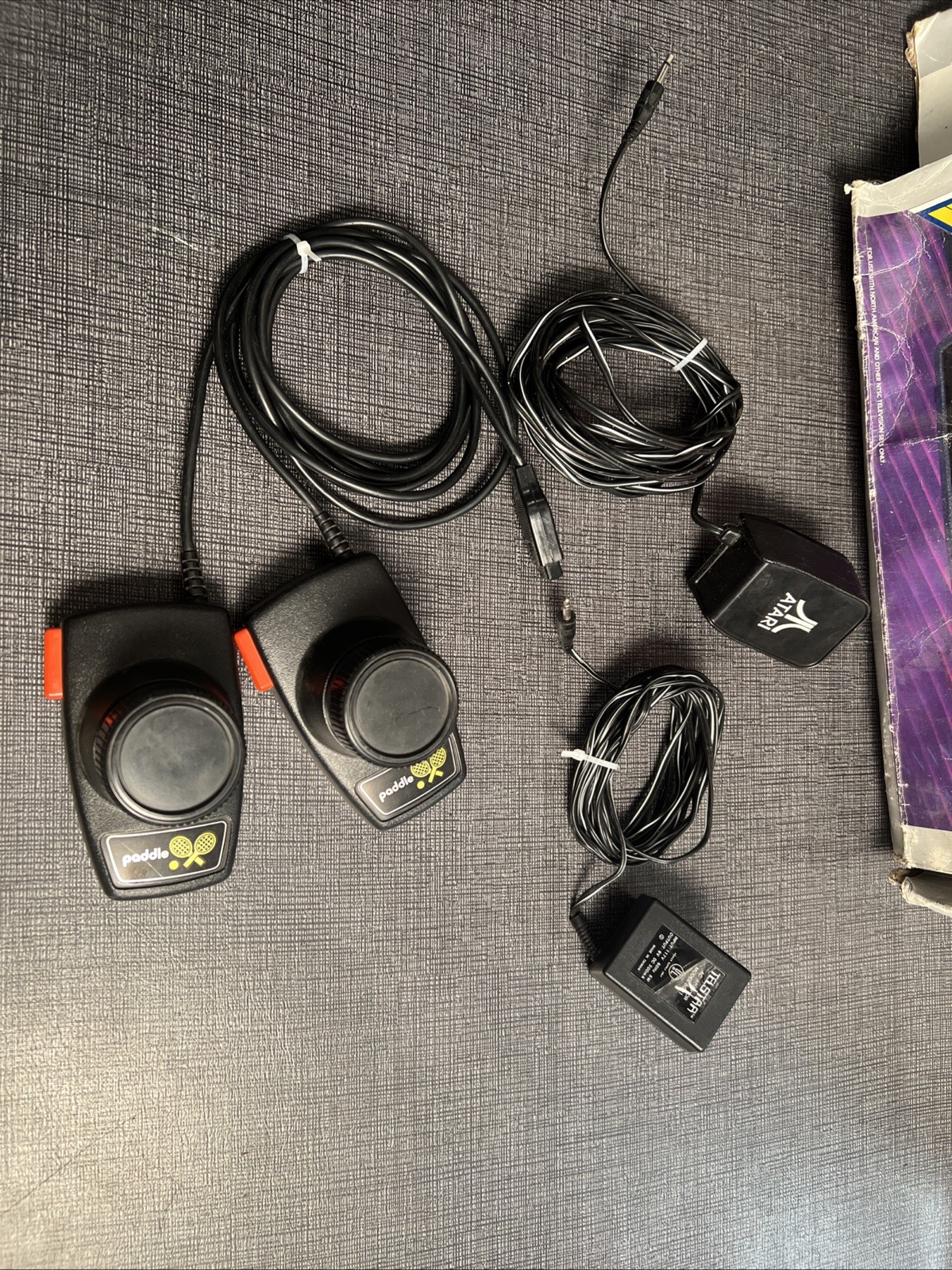 Atari 2600 Video Computer System With Extra Controllers And Original Box