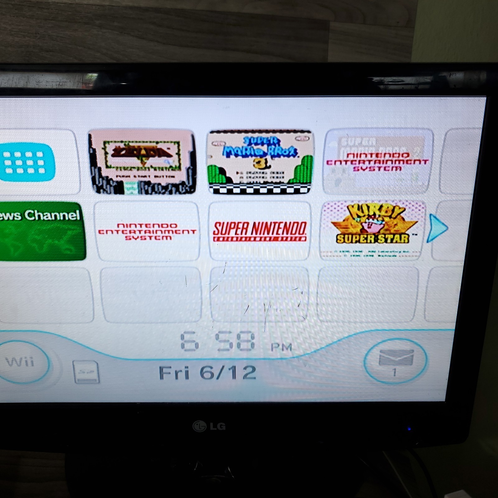 Nintendo Wii RVL-001 Homebrewed White Console Power & Video Cables No Controller