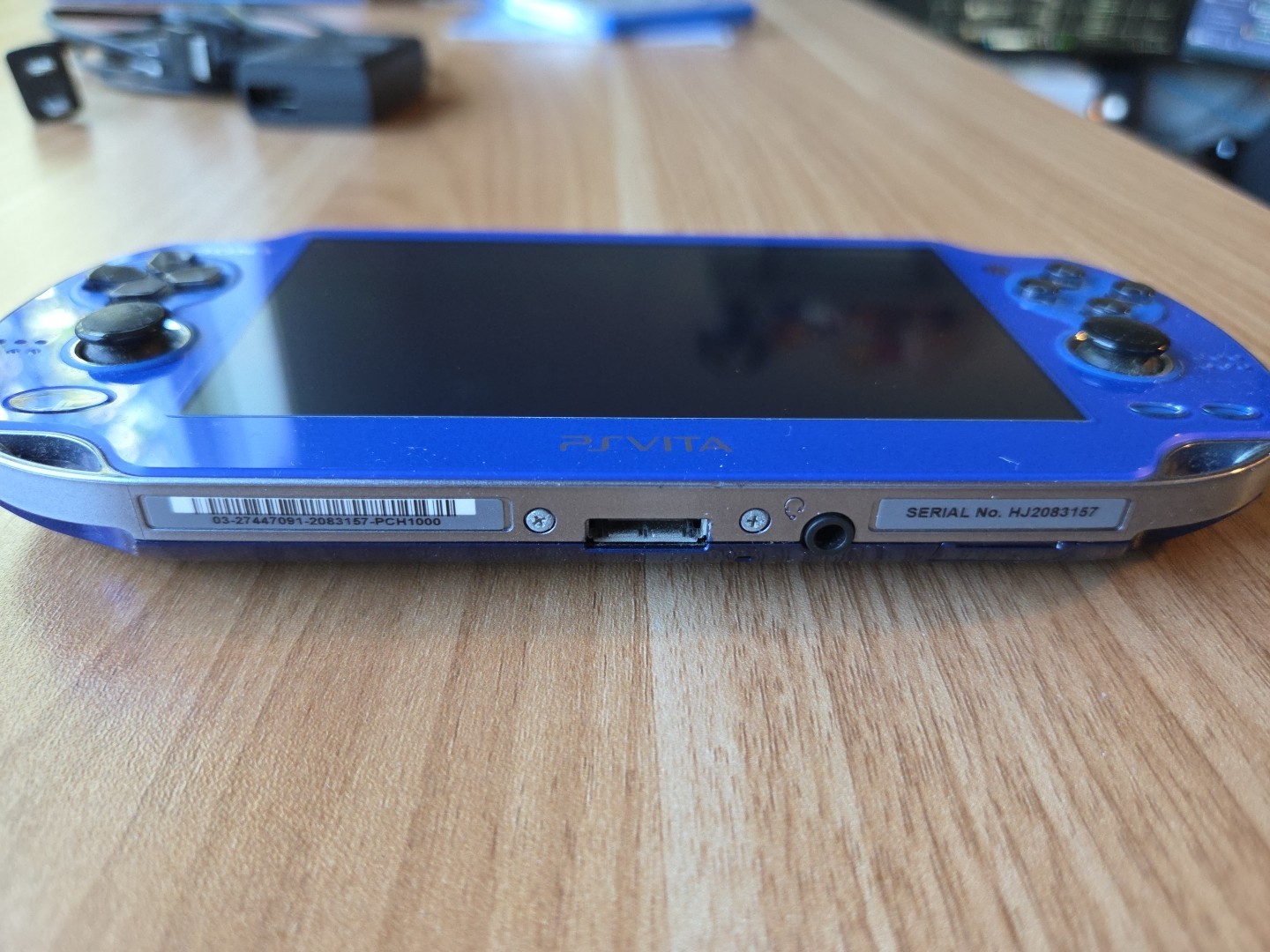 SONY PlayStation PS Vita PCH-1000 CIB ZA04 Sapphire Blue Wi-Fi model