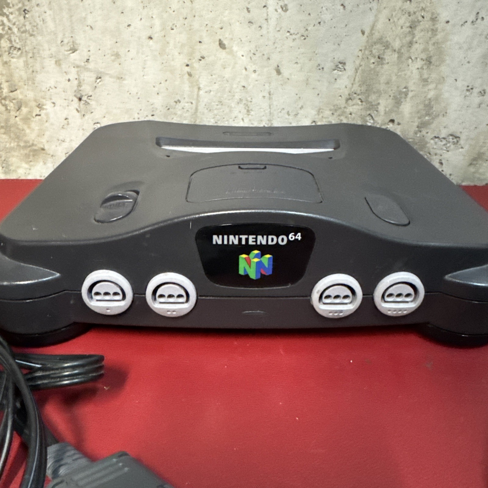 Nintendo 64 Console NUS-001 USA Model with Expansion, Power AV cables See Pics D