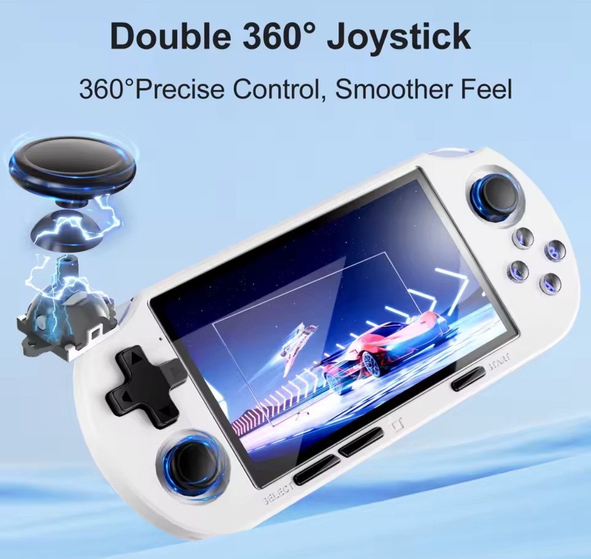 GAMINJA Handheld Console ANS16 4.5-inch IPS Screen RGB Backlight Pre-loaded with