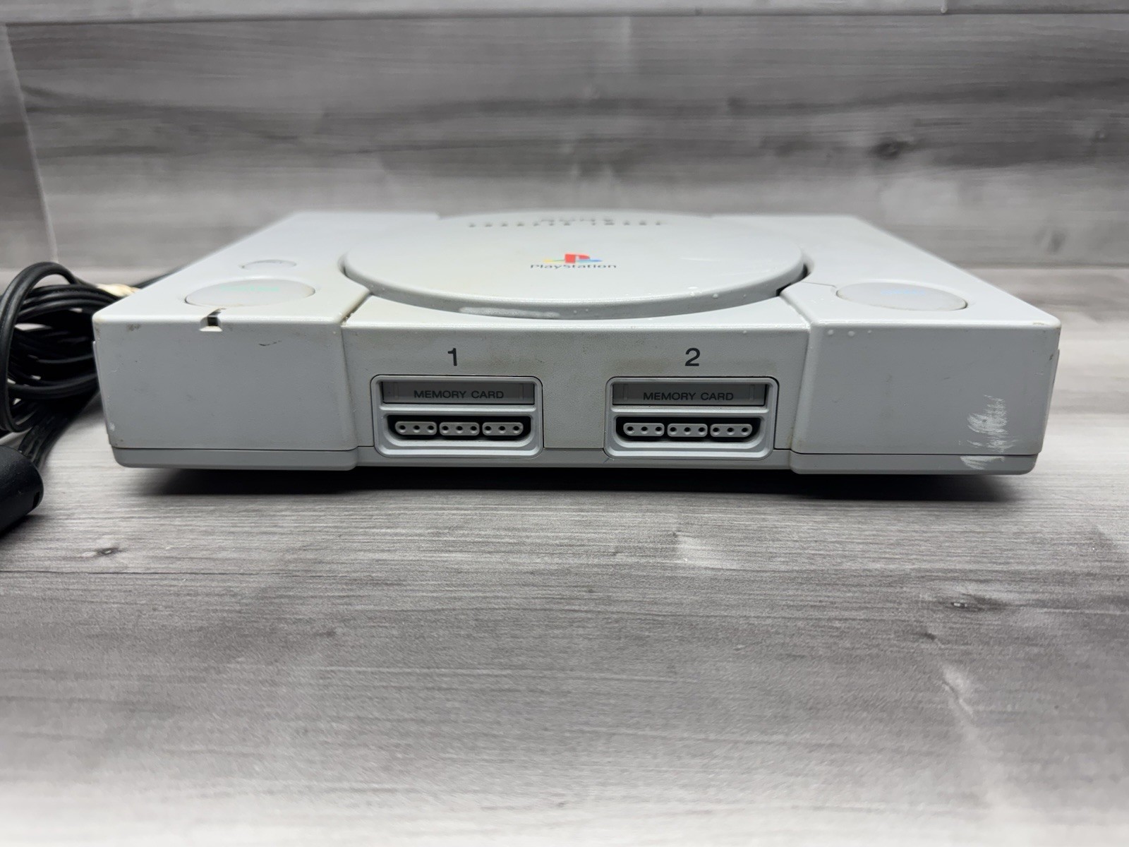 Sony PlayStation 1 PS1 Video Game Console – Gray SCPH-7501 Console & AV Cables