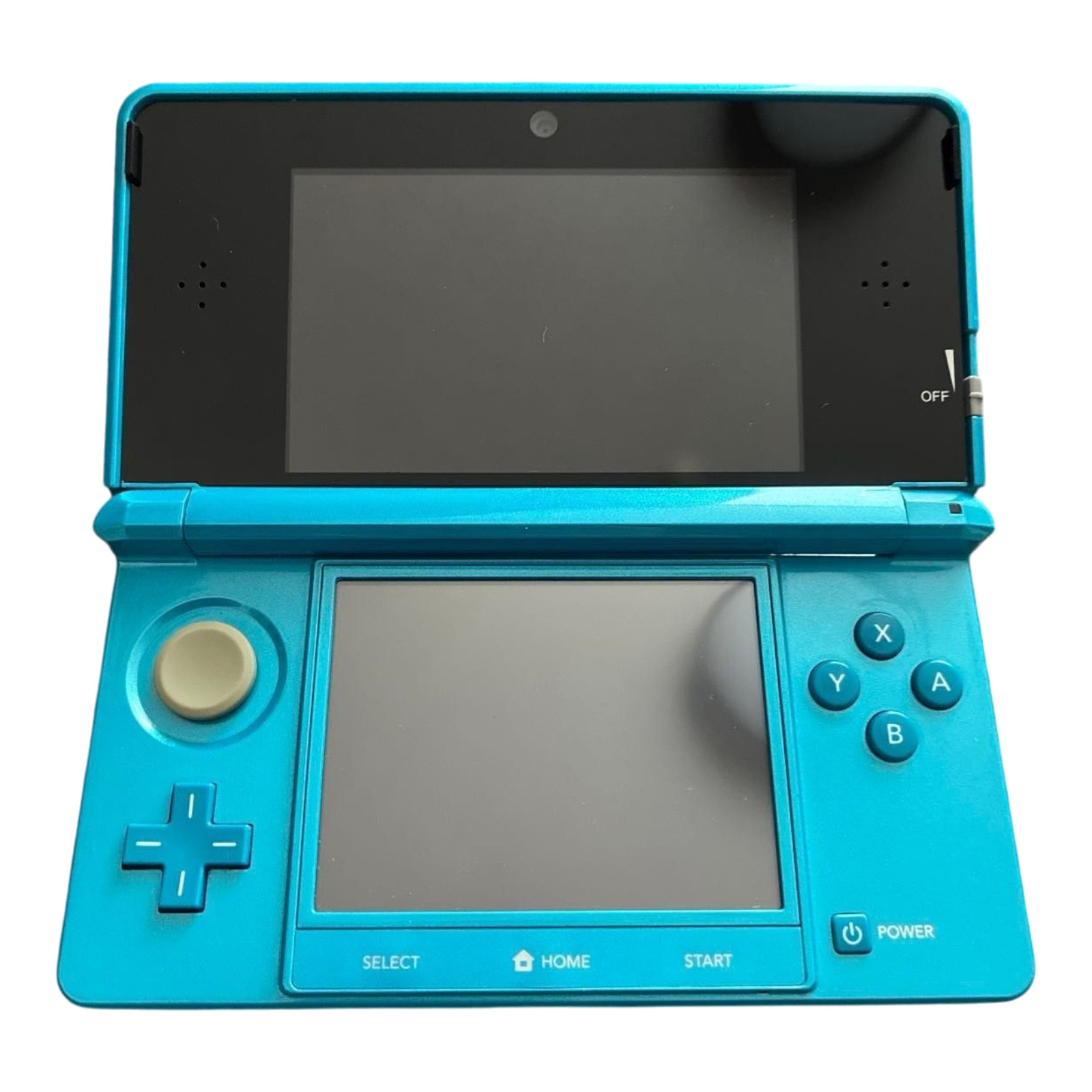 Nintendo 3DS Console Light Blue tested W/Stylus Pen used