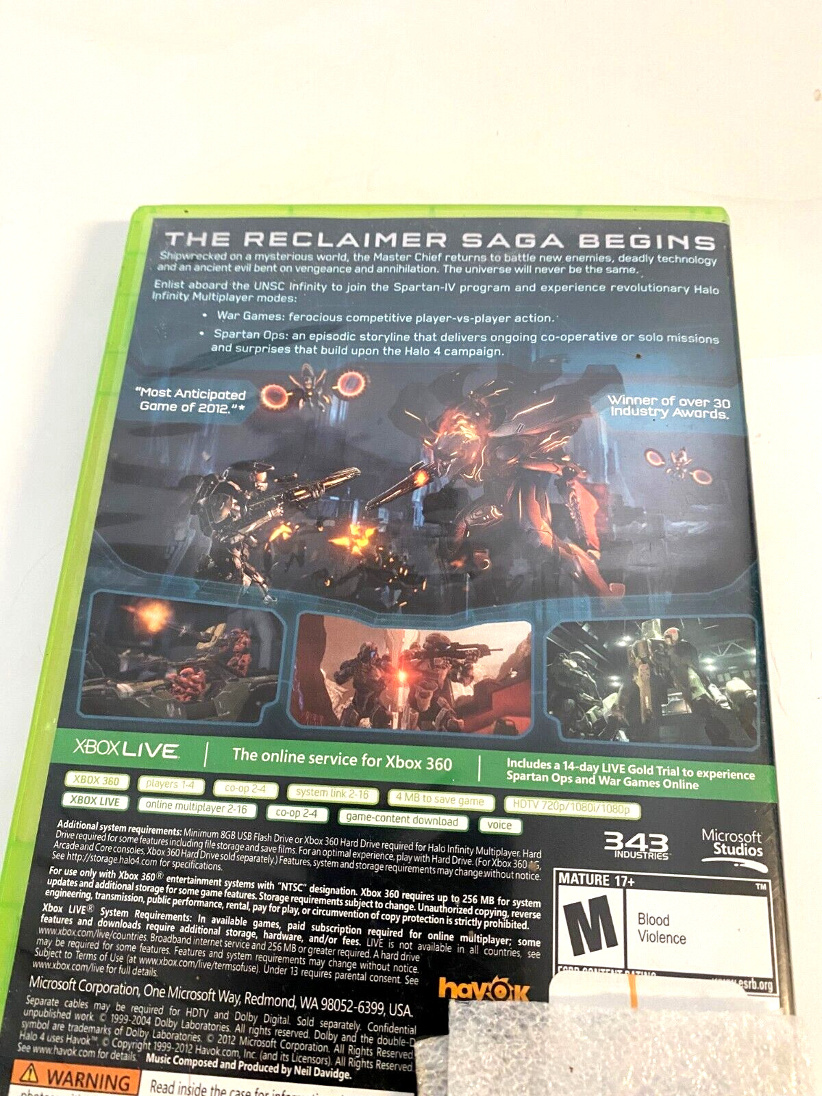 Pre-Owned Halo 4 (Xbox 360) (Complete Disc Set)