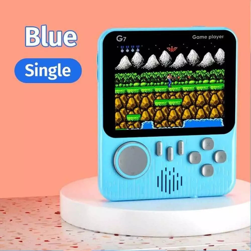 3.5″ Retro Handheld Console | 600 Built-in Games | Rechargeable Portable Toy