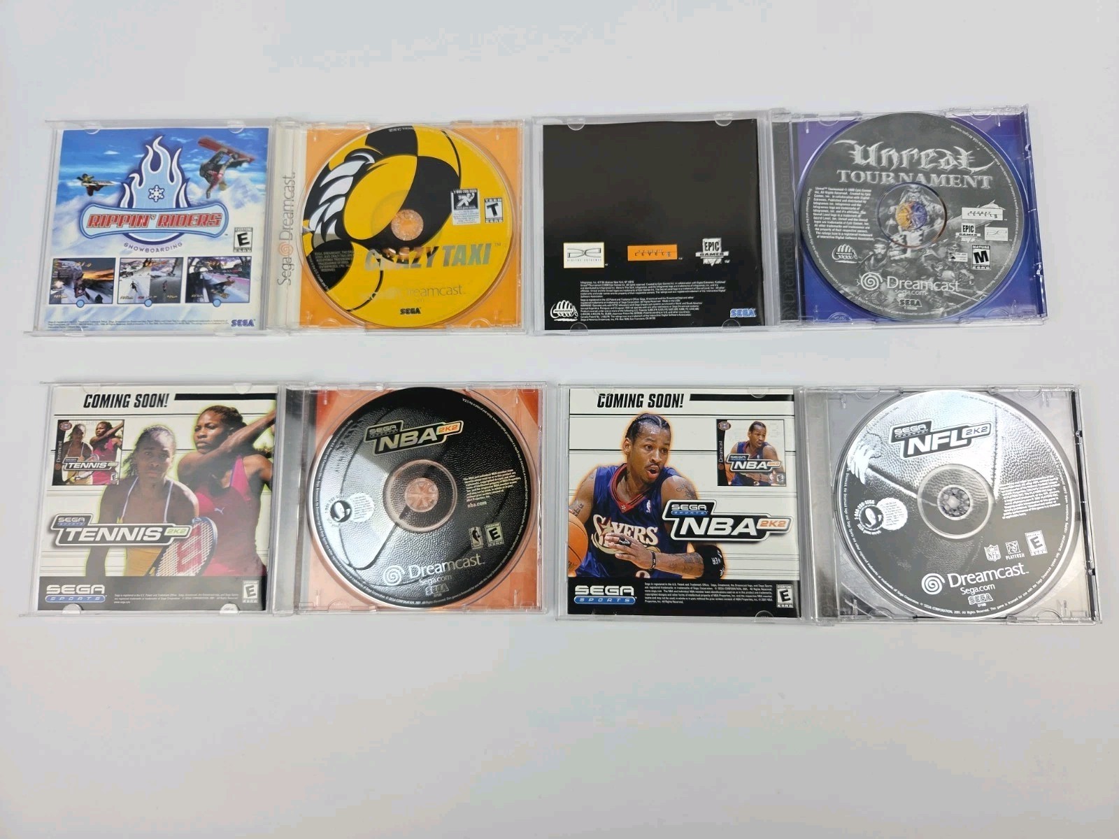 Sega Dreamcast Console HKT-3020 BUNDLE (Includes Controller & Cables + 4 Games)