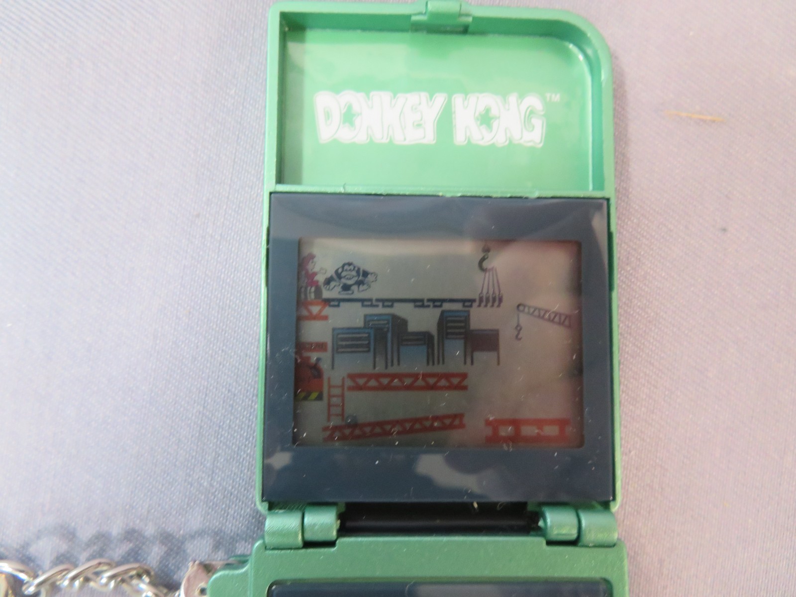 Nintendo MINI CLASSICS DONKEY KONG & DONKEY KONG JUNIOR Keychains *WORKING* 1998