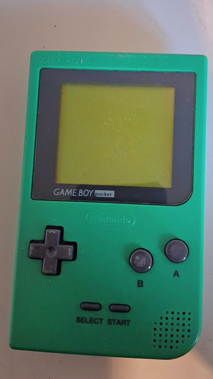 Nintendo Game Boy Pocket Handheld System Green Headphone Jack MGB-001