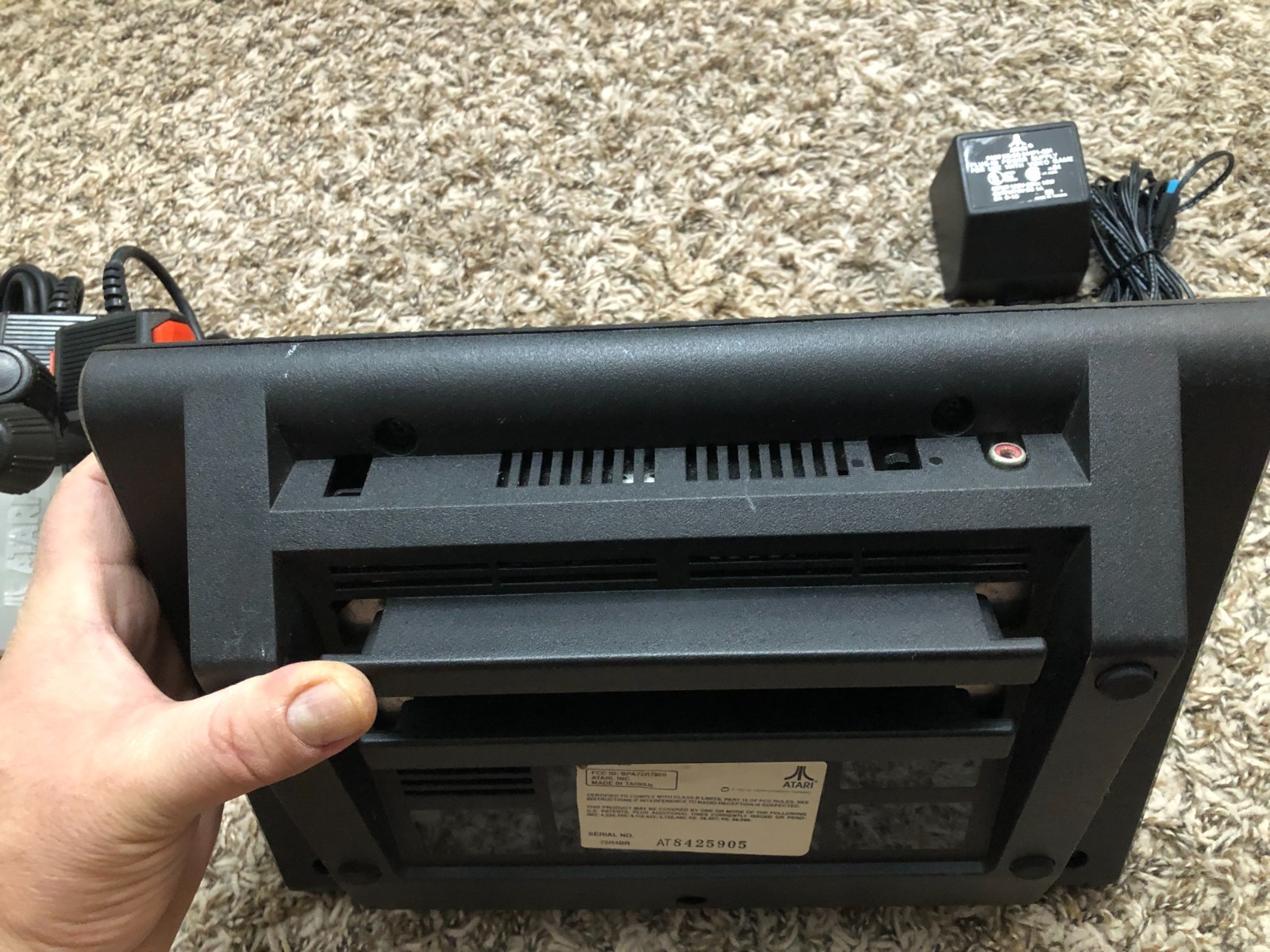 Atari 7800 Console with 2 Proline Controllers Cleaned and Tested Working