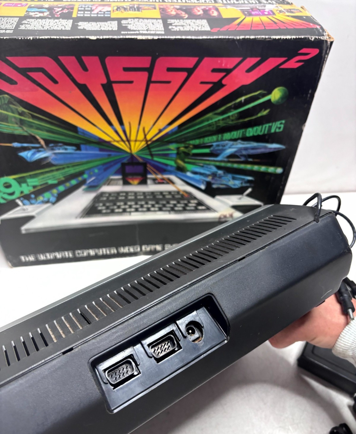 Vintage Magnavox Odyssey 2 Console Complete Boxed Bundle Model 7600 Untested