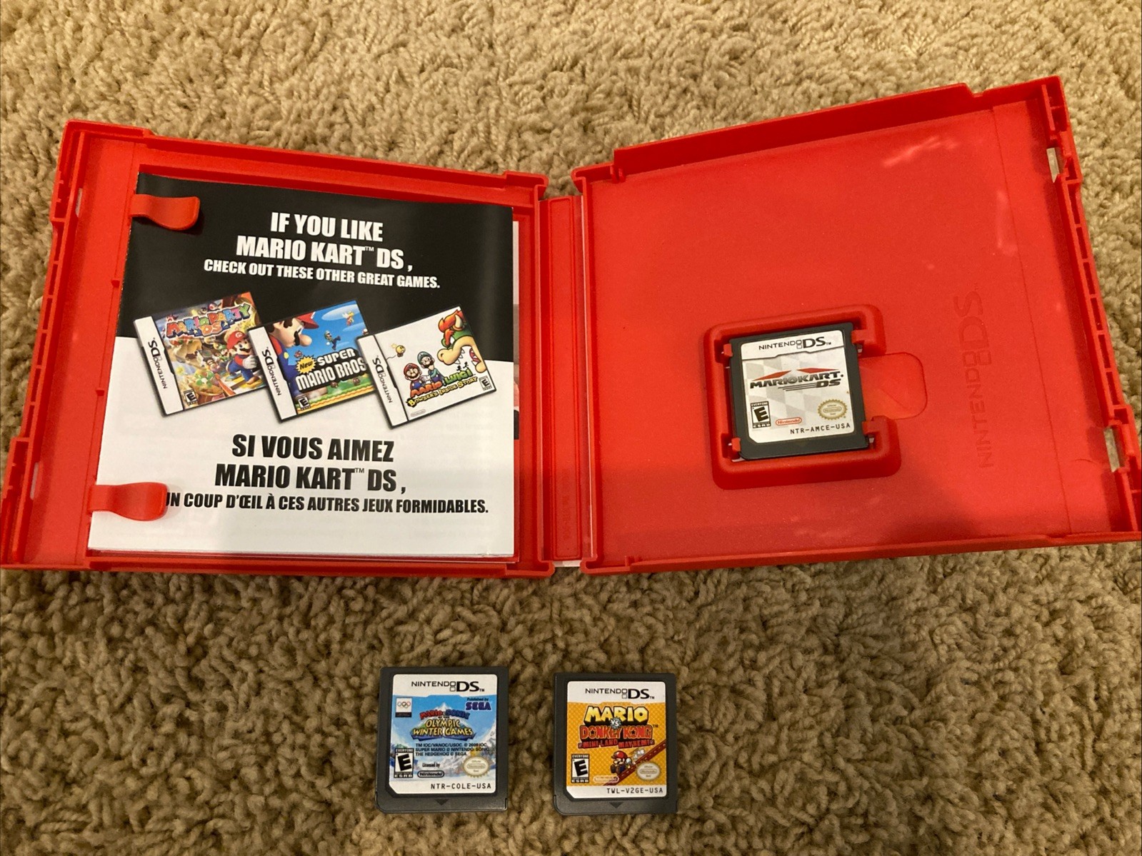 Nintendo DS Original Silver Console – Mario Kart Bundle TESTED!
