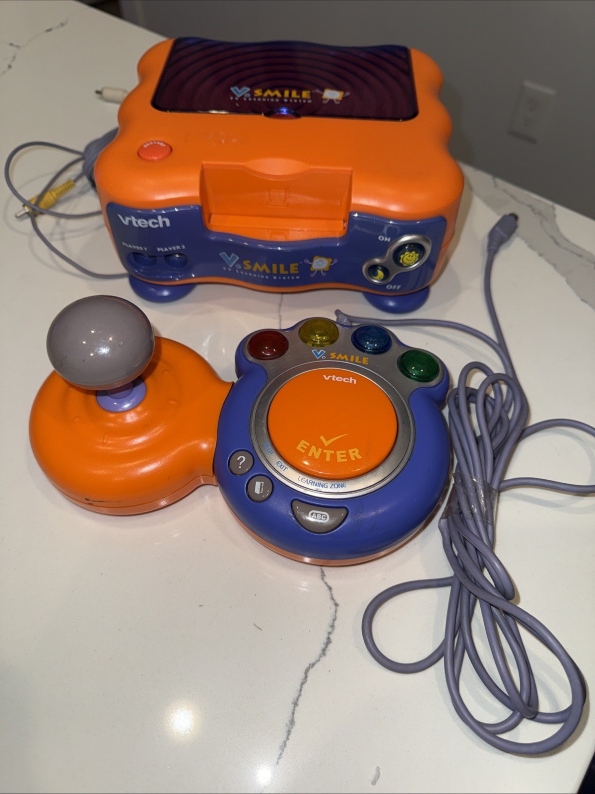 VTech V.Smile TV Learning System Console – Untested – No Power Cable