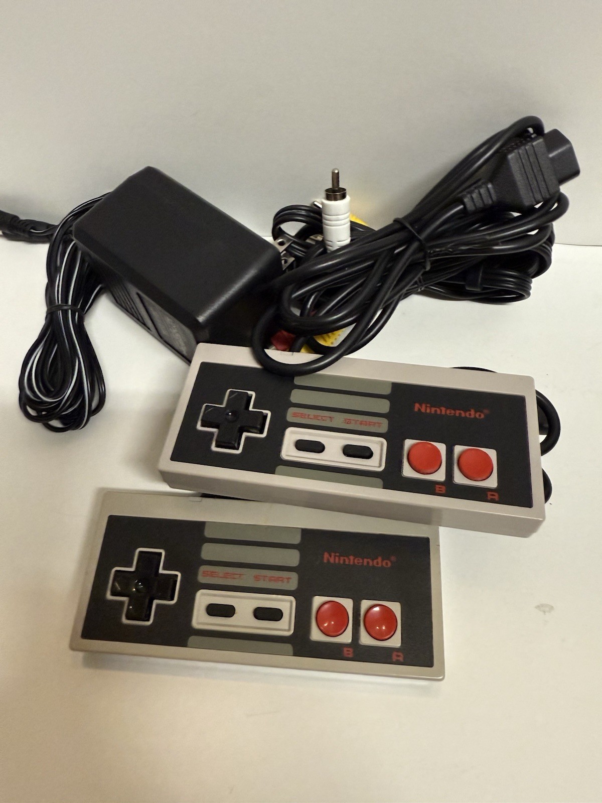 Nintendo Entertainment System NES Console with Controllers & Cables Custom Art