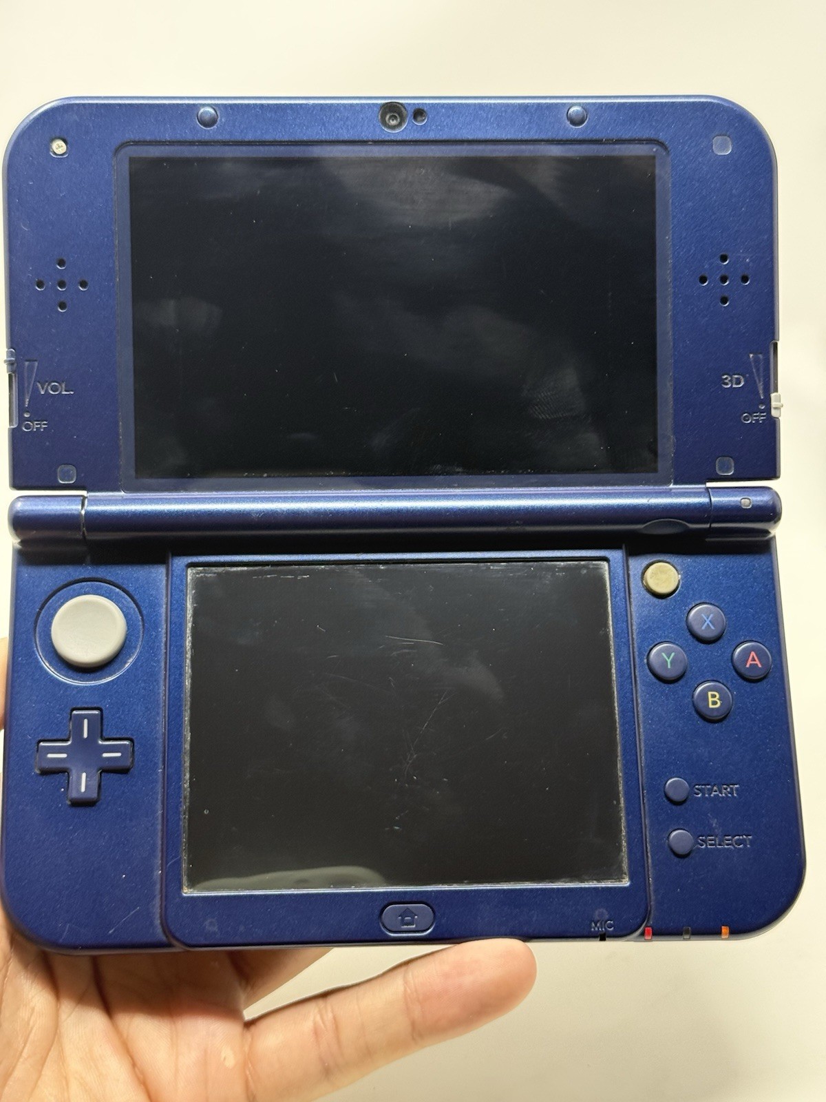 New Nintendo 3DS XL Galaxy Edition Handheld System w Charger US Edition Tested