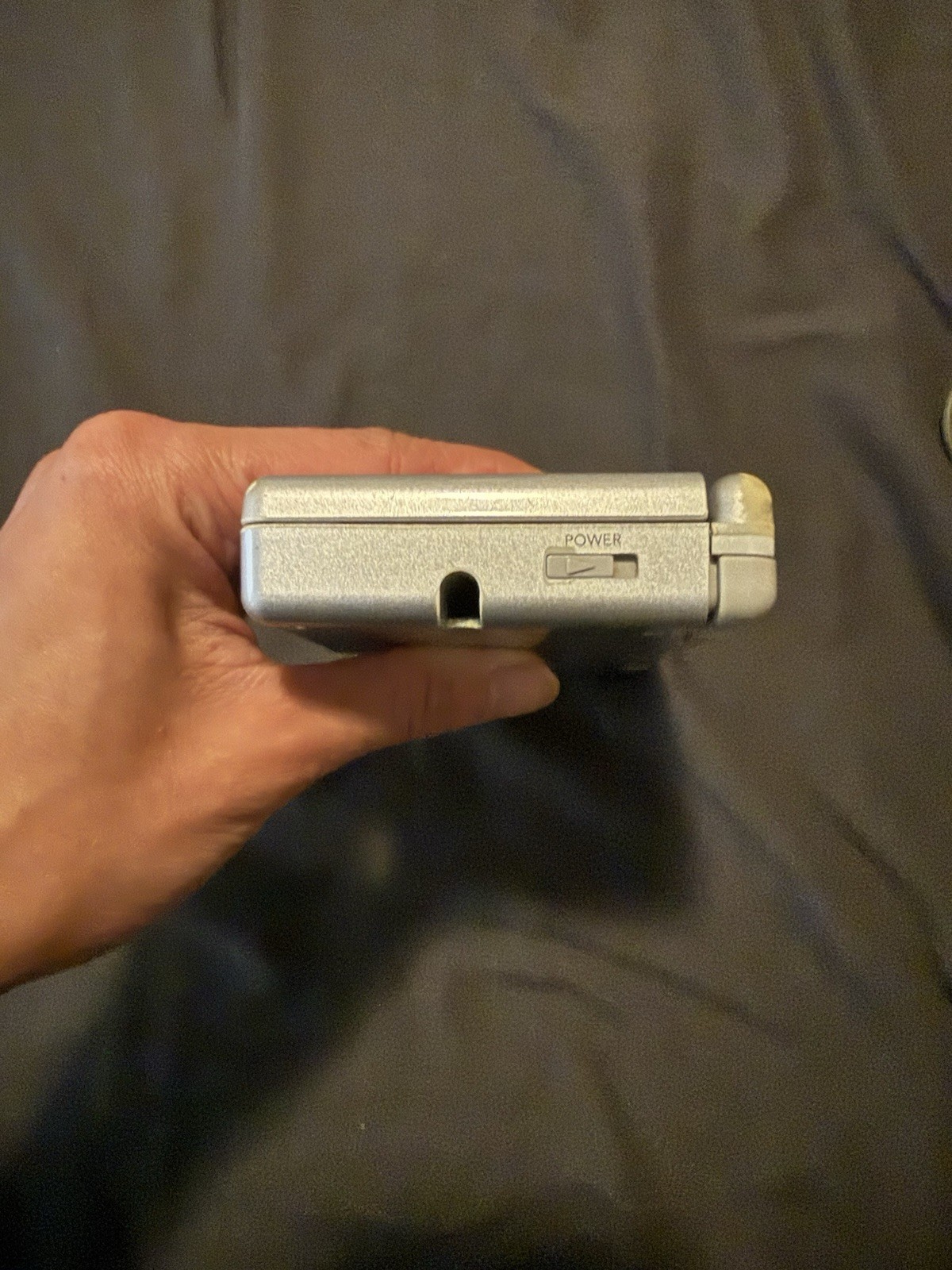 Nintendo DS Lite Handheld System Silver W/ Charger USED WITH ISSUES Please Read