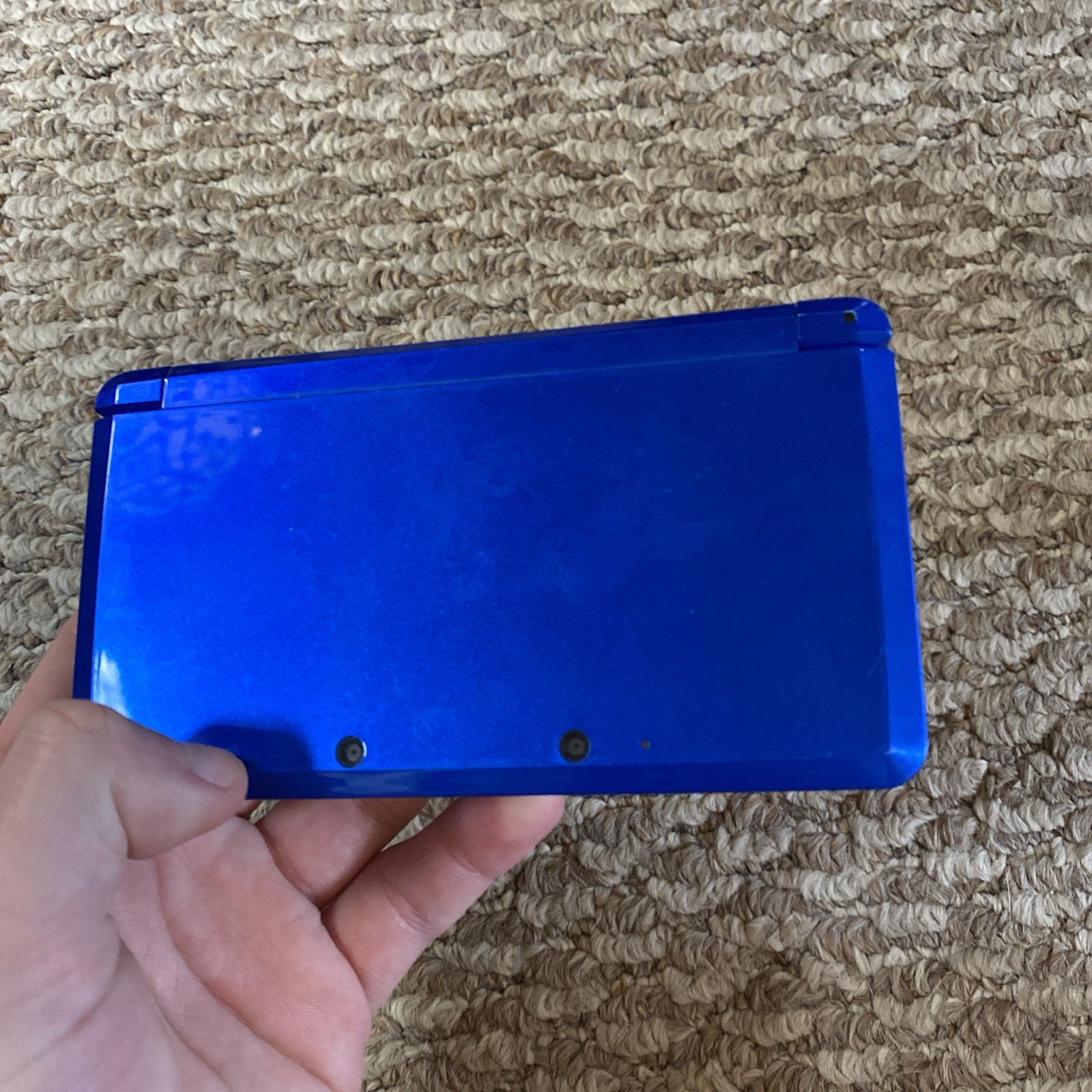 Nintendo 3DS Luigi’s Mansion: Dark Moon Cobalt Blue System w/Charger FREE Ship!