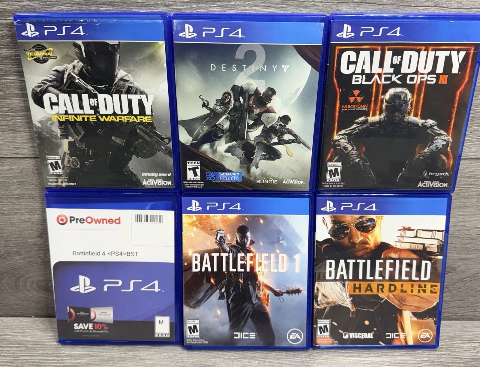 1TB SSD Sony PlayStation 4 Slim PS4 Call Of Duty Battlefield Console Bundle Lot