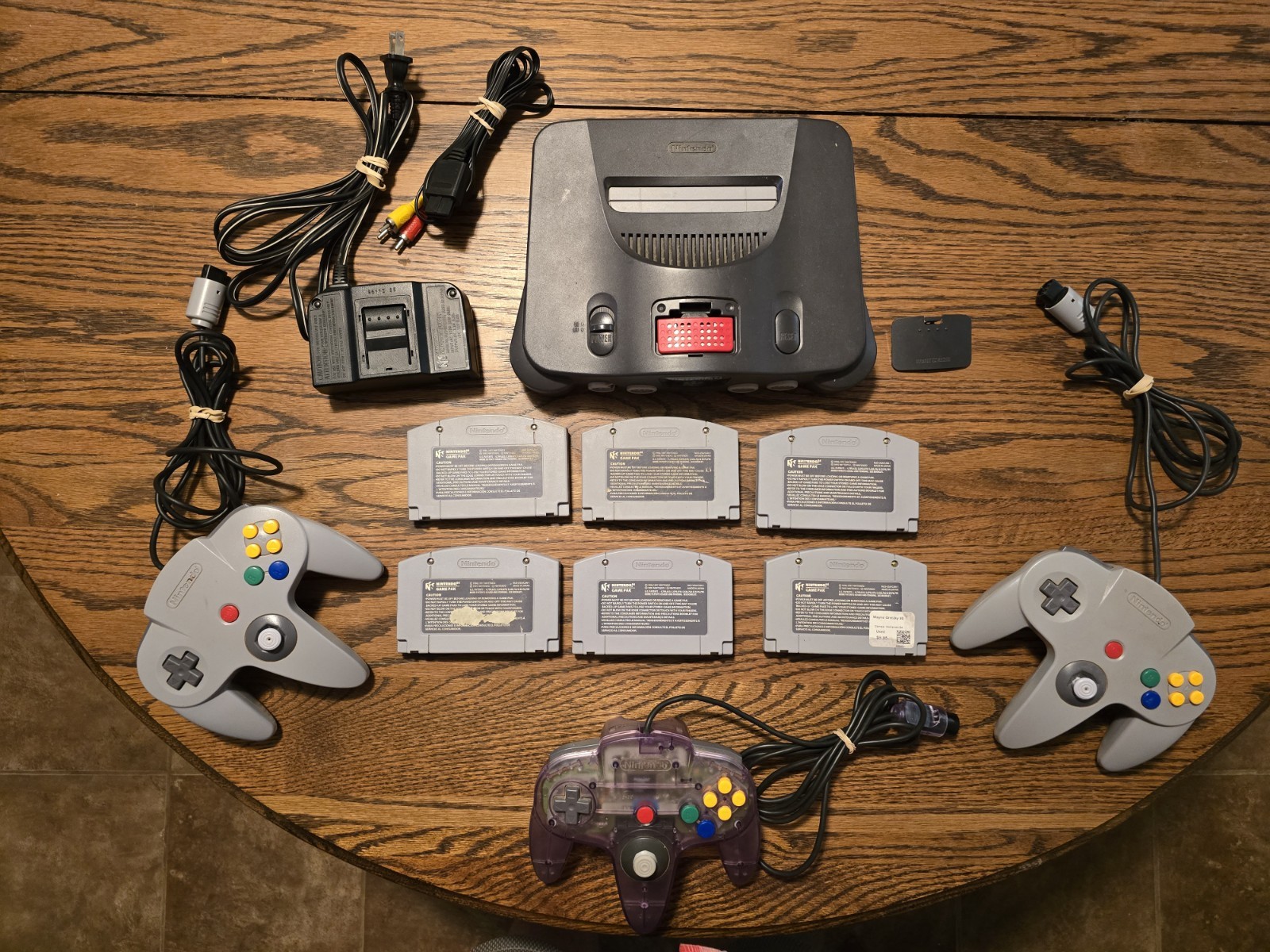 Nintendo 64 (N64) Console Bundle With Expansion pak + 6 Games + 3 Controllers