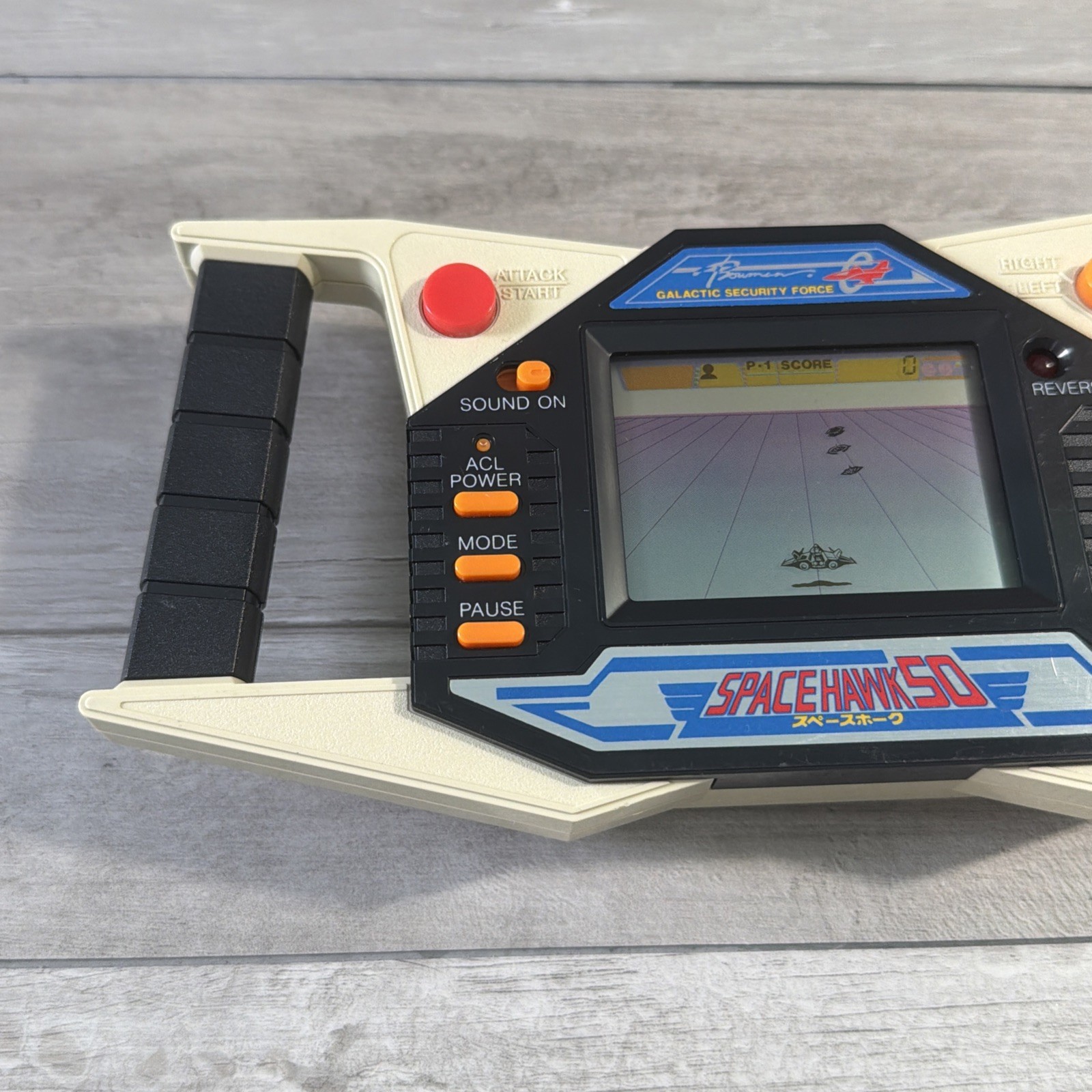 Space Hawk 50 Bandai 1985 RARE Vintage Handheld Game Tested and Working