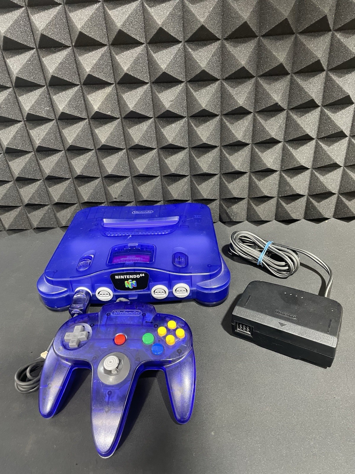 Nintendo 64 Funtastic Grape Purple Console Bundle Tested Working