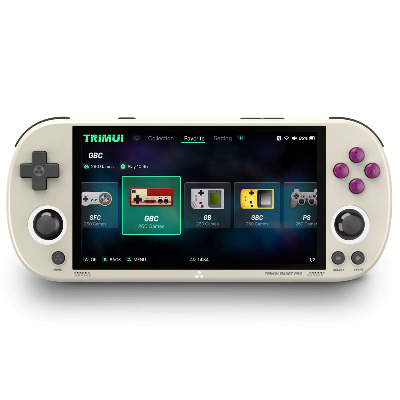 TRIMUI SMART PRO Open-source Handheld Game Console 4.96 Inch Ips Screen Open Gam