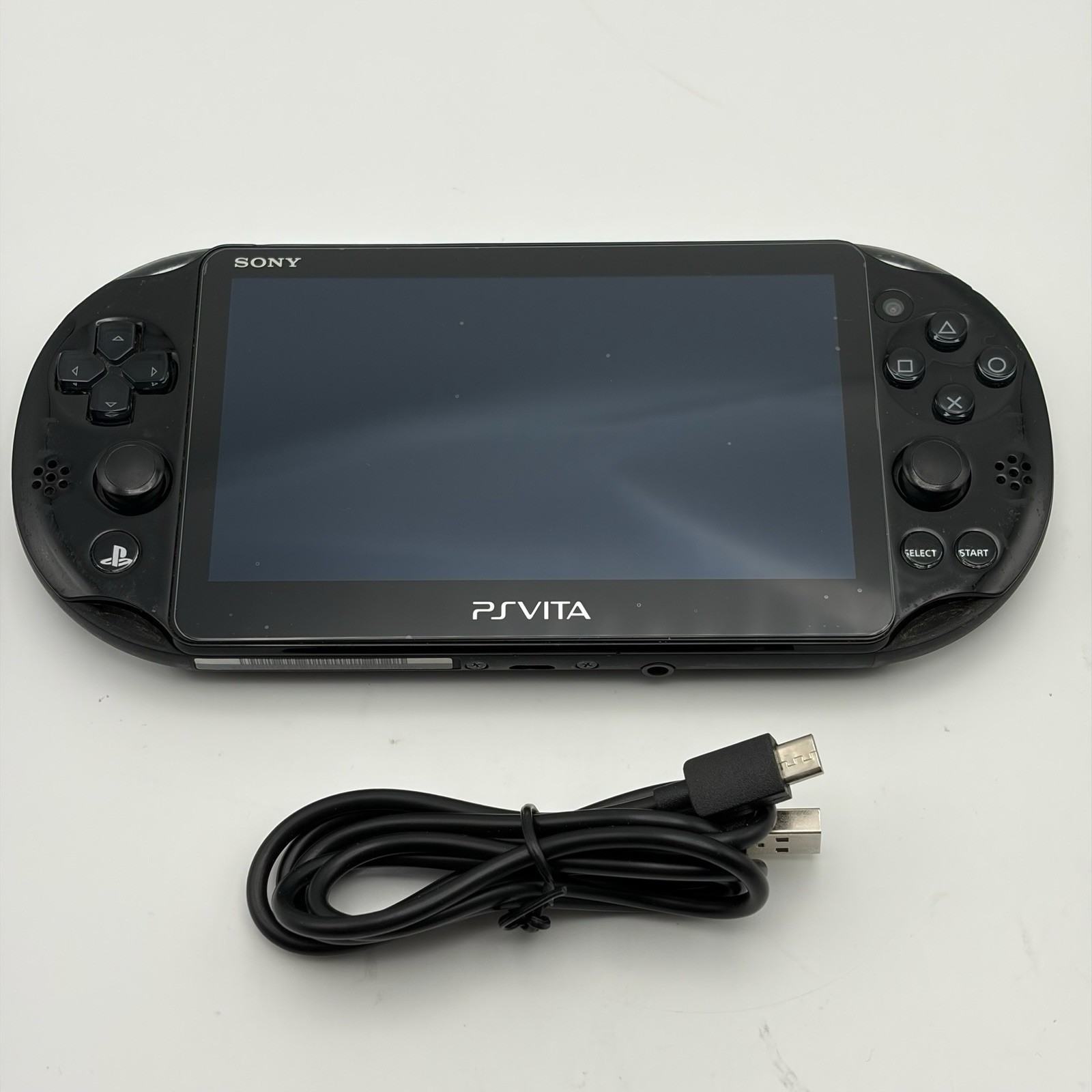SONY PS Vita PCH-2000 Console Black Very Good Fast Shipping No joystick drift.