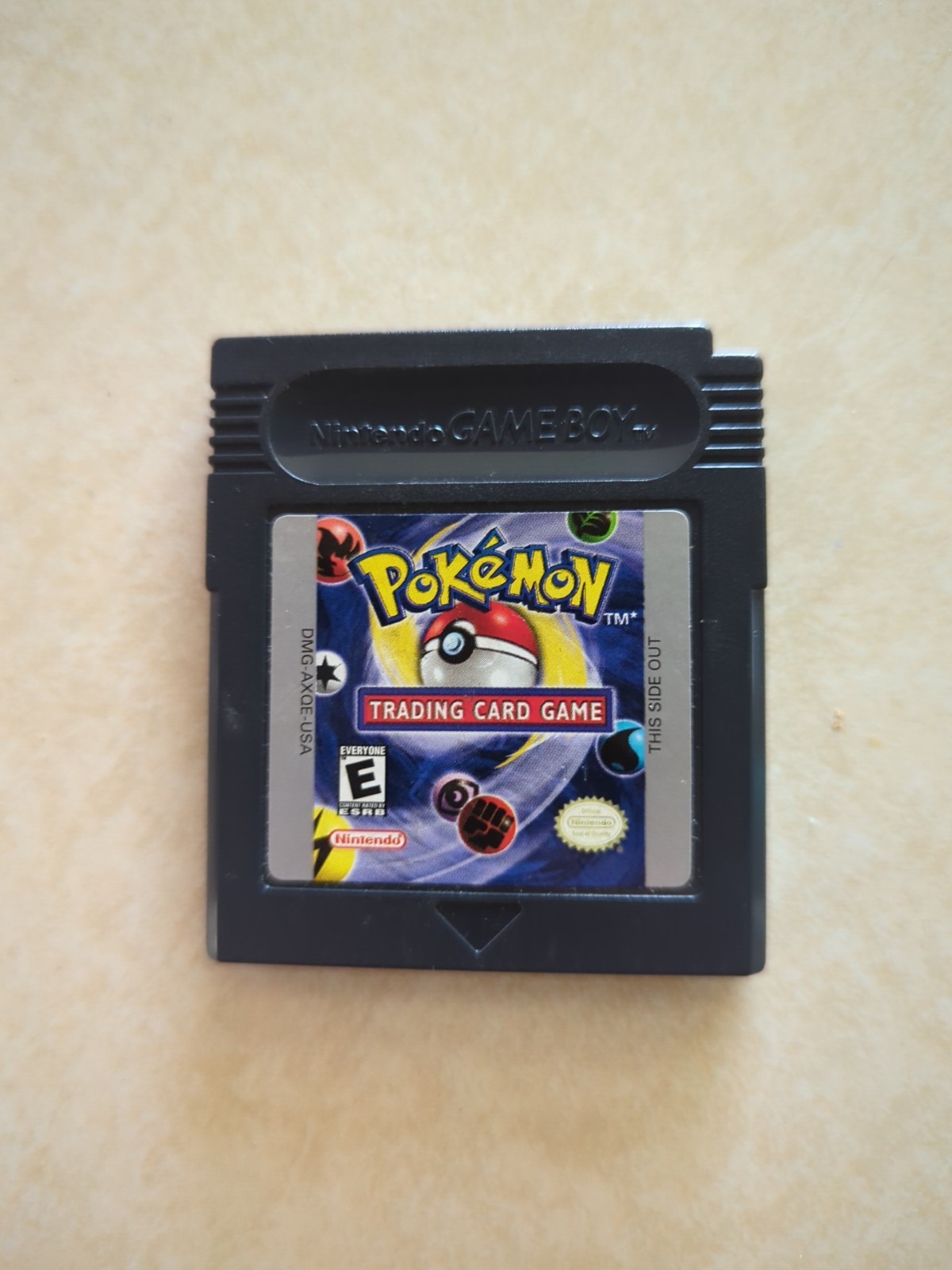 Nintendo Game Boy Color CBG-001 Purple w Poke’mon Trading Card Game, Tested