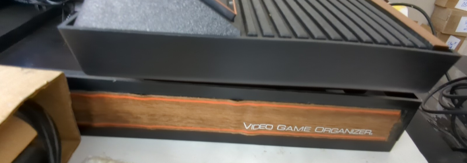 Vintage Atari 2600 Video Computer System Console Game Center lot in Cabinet Case