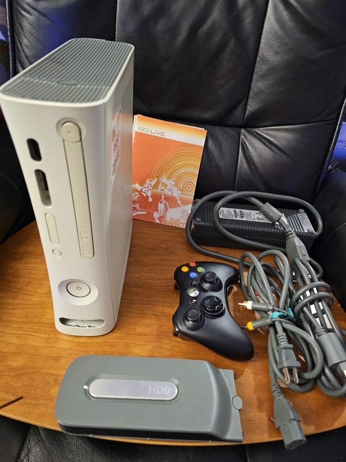 Xbox 360 Arcade 256MB White Console Games Bundle Tested Working