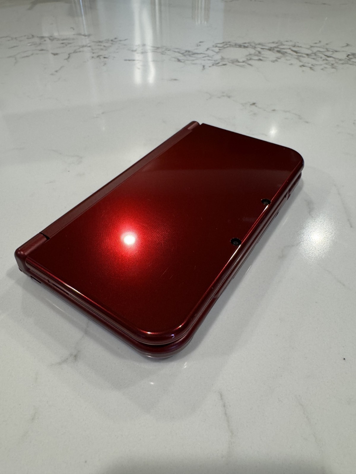 Nintendo 3DS XL Metallic Red Original Stylus & Charger Games included