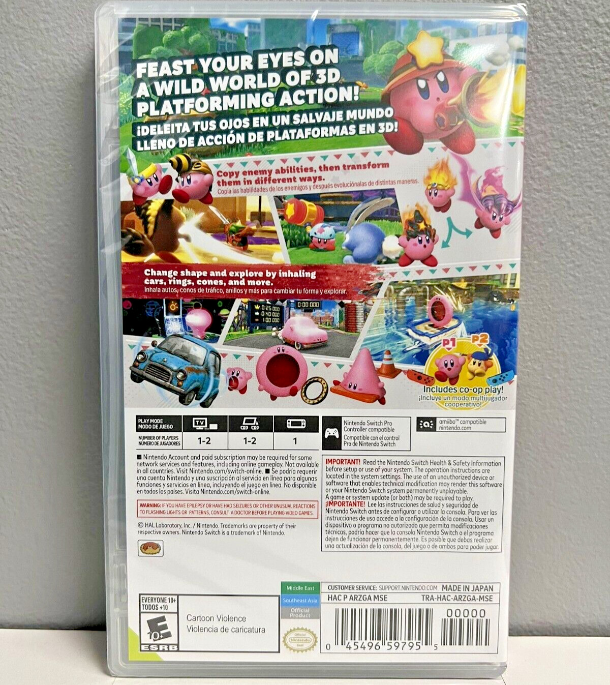 Kirby and the Forgotten Land Switch Brand New Game Special (2022 Multiplayer)