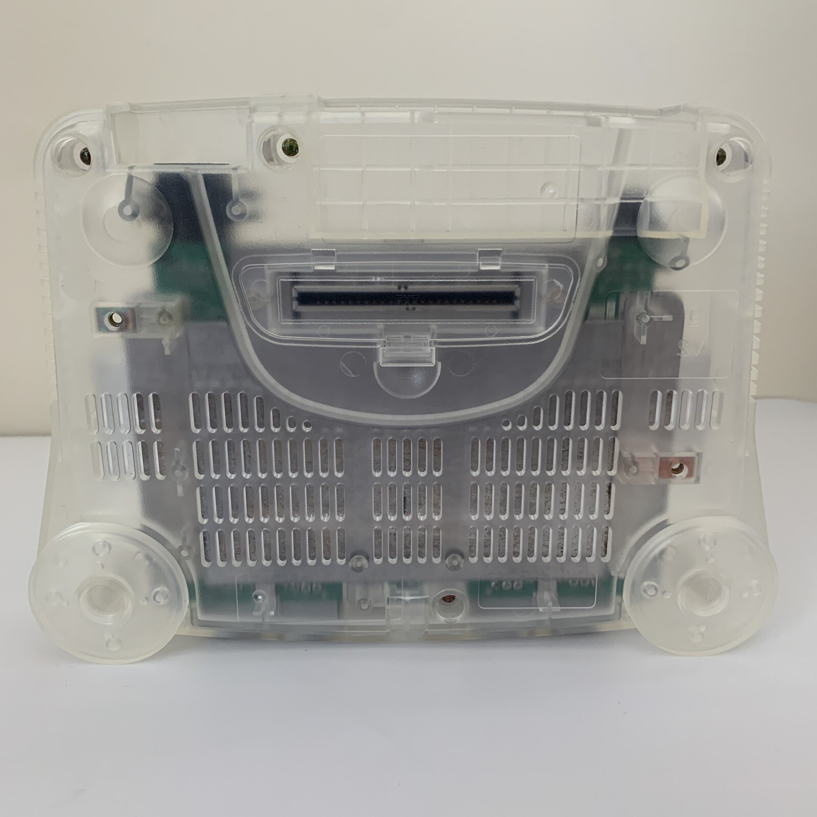 NEW Nintendo 64 N64 Limited Clear Crystal White Custom Console W/ New LED Rare
