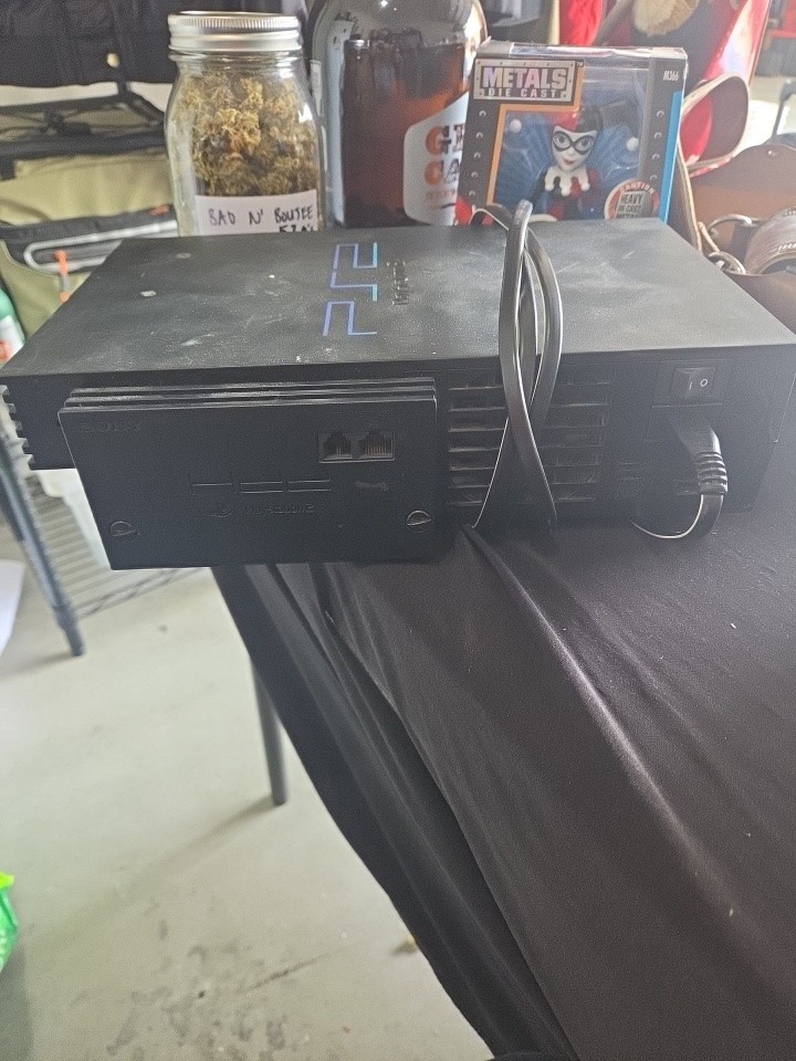 Sony PlayStation 2 PS2 Fat Console SCPH-50001/N Black Tested Working OEM