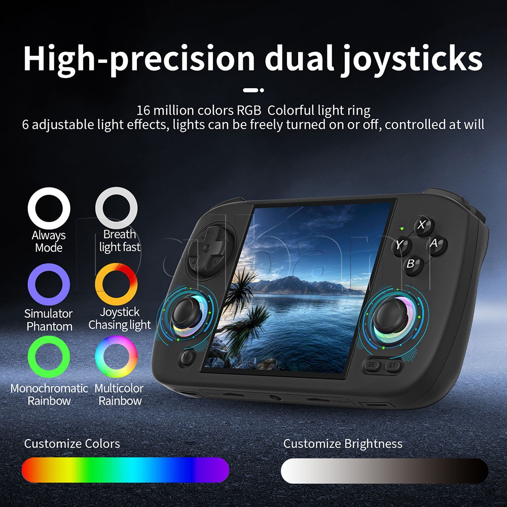 RG CubeXX Black Anbernic Handheld Game Console 3.95″ IPS Linux 64-bit