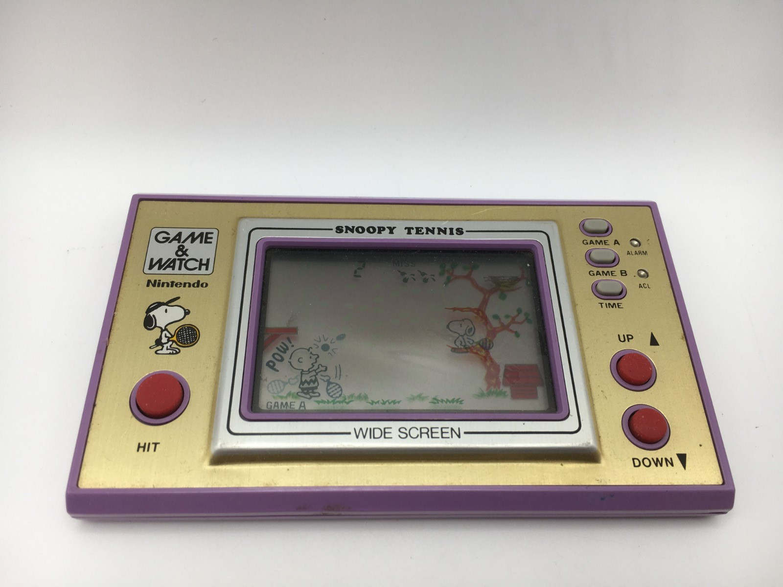 1982 Nintendo Game & Watch – Snoopy Tennis Handheld (Tested/Works)