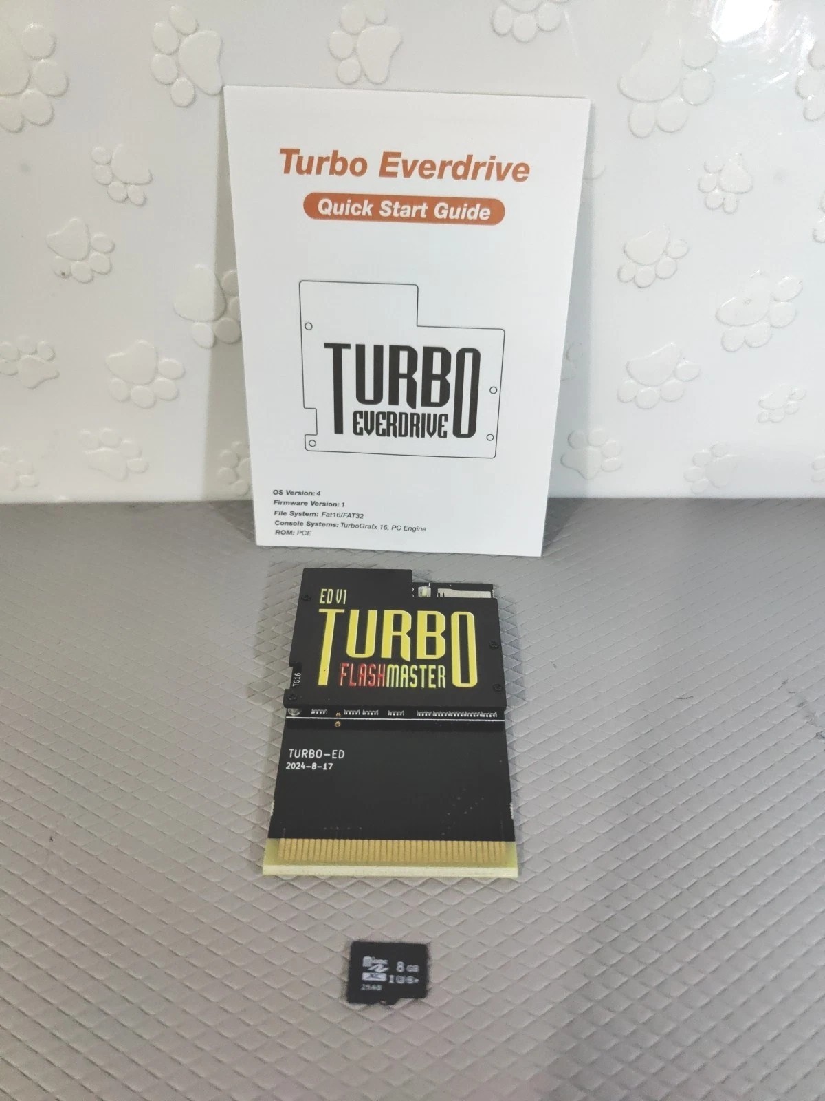 Turbo Everdrive 8g PCEngineGT,Turbo Duo,TurboGrafx 16,Turbo ExpressPC Engine DUO
